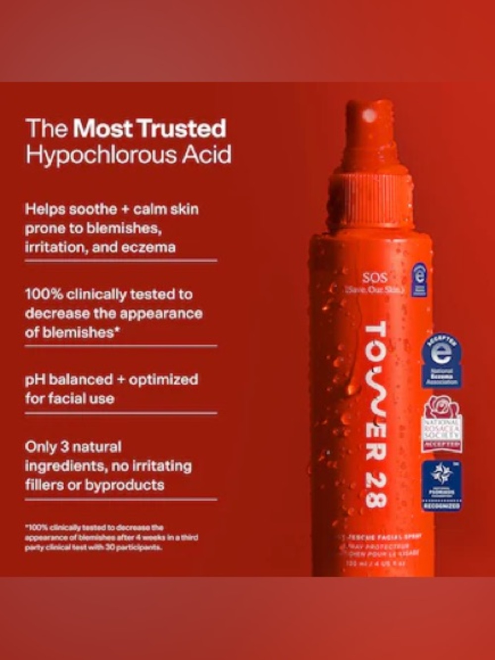 Tower 28 Beauty Mini SOS Daily Rescue Facial Spray - Picture 3 of 5